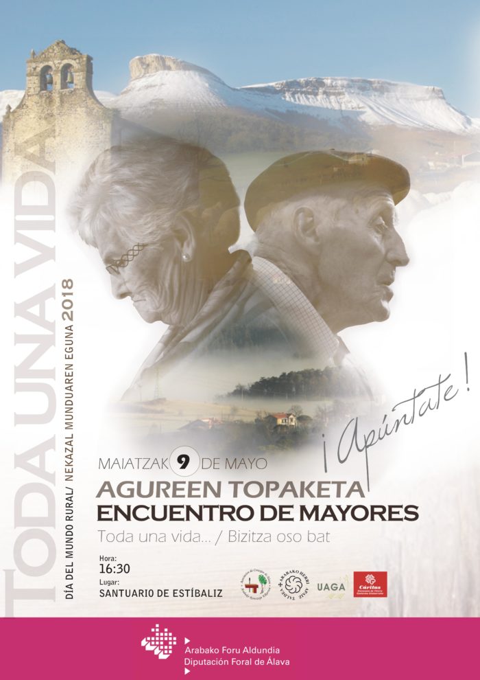 Cartel encuentro de mayores