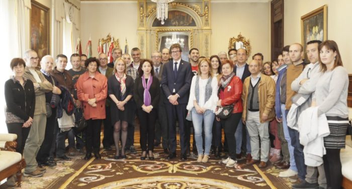 Recepción en el Ayuntamiento Vitoria
