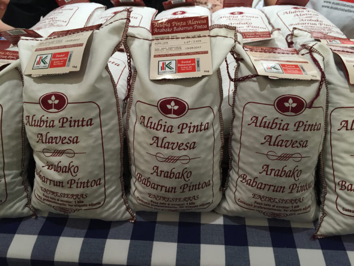 Sacos de alubia pinta alavesa