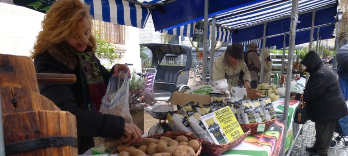 Puesto en un mercado