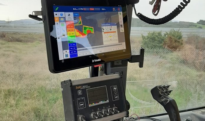 Tractor con ordenador incorporado